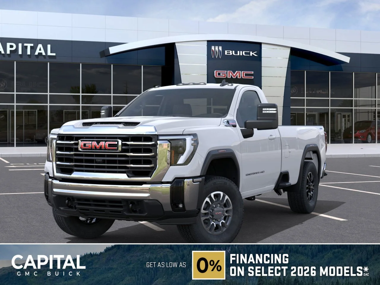 New 2026 Summit White GMC SLE image 1