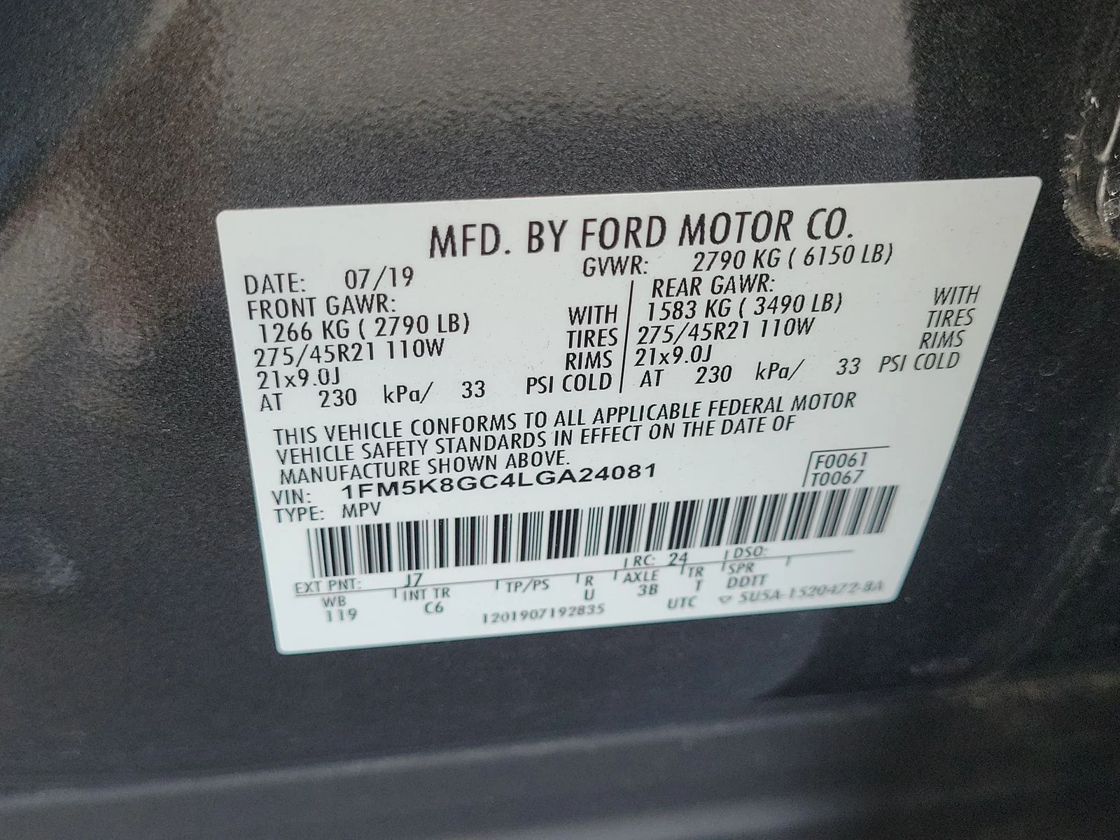 Certified Used 2020 Gray Ford ST image 32