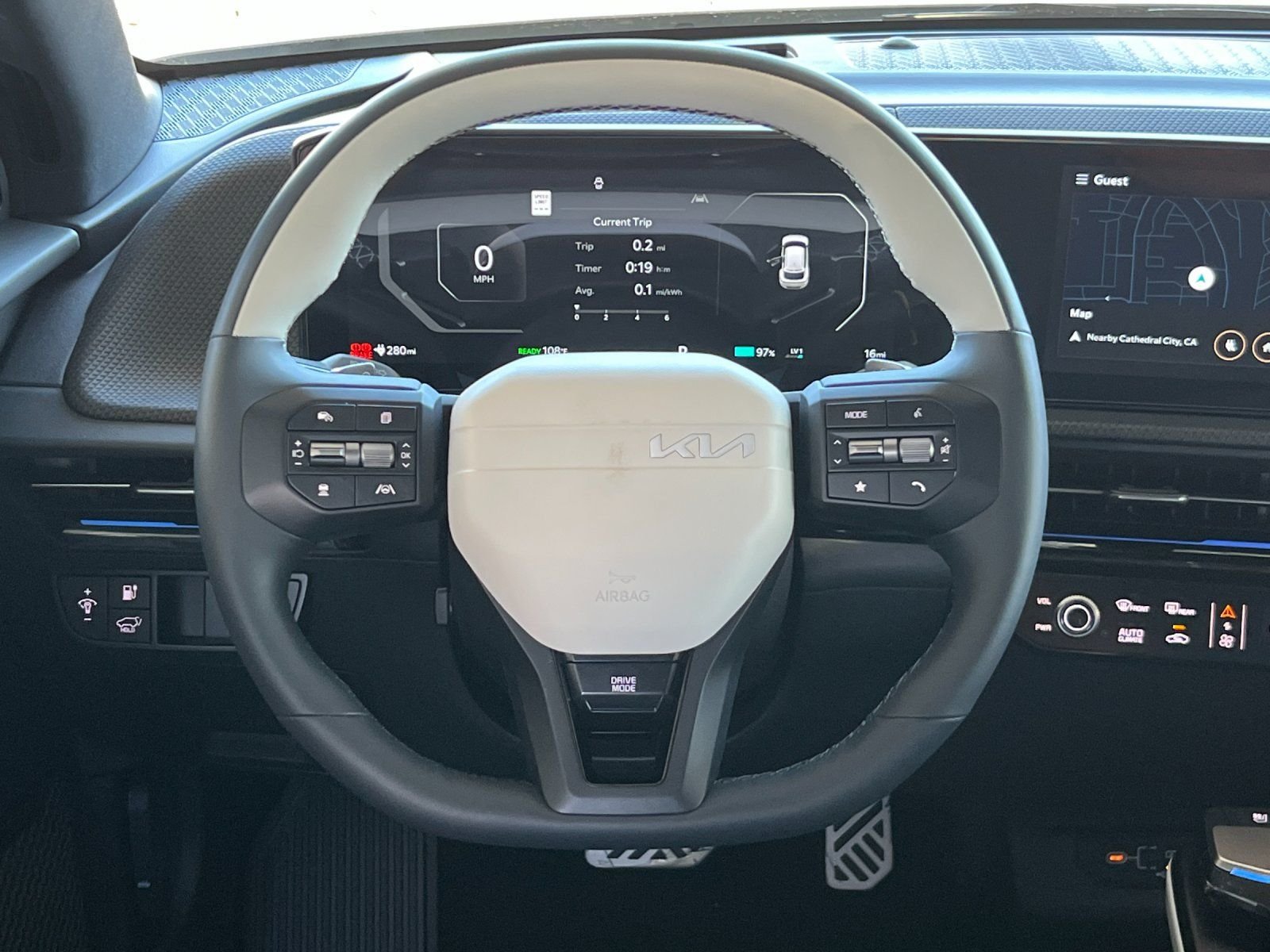 New 2026 Glacial White Pearl / Black Ro Kia GT-Line AWD image 14