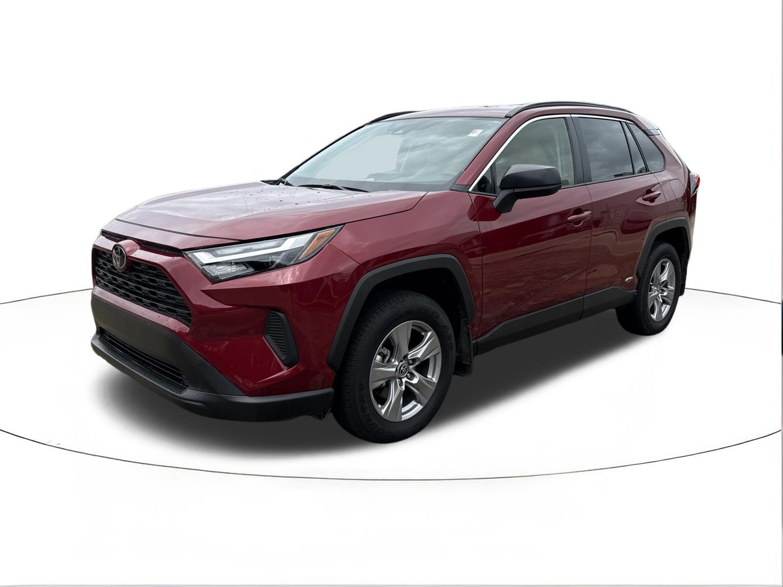 Certified Used 2025 Ruby Flare Pearl Toyota Hybrid LE image 7
