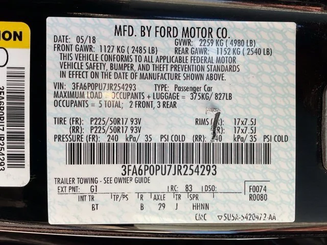 Used 2018 Black Ford SE Luxury image 44