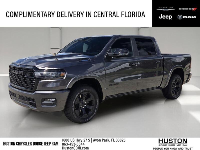 New 2027 Granite Crystal Metallic Clearcoat RAM BIG HORN 4X4 CREW CAB 5