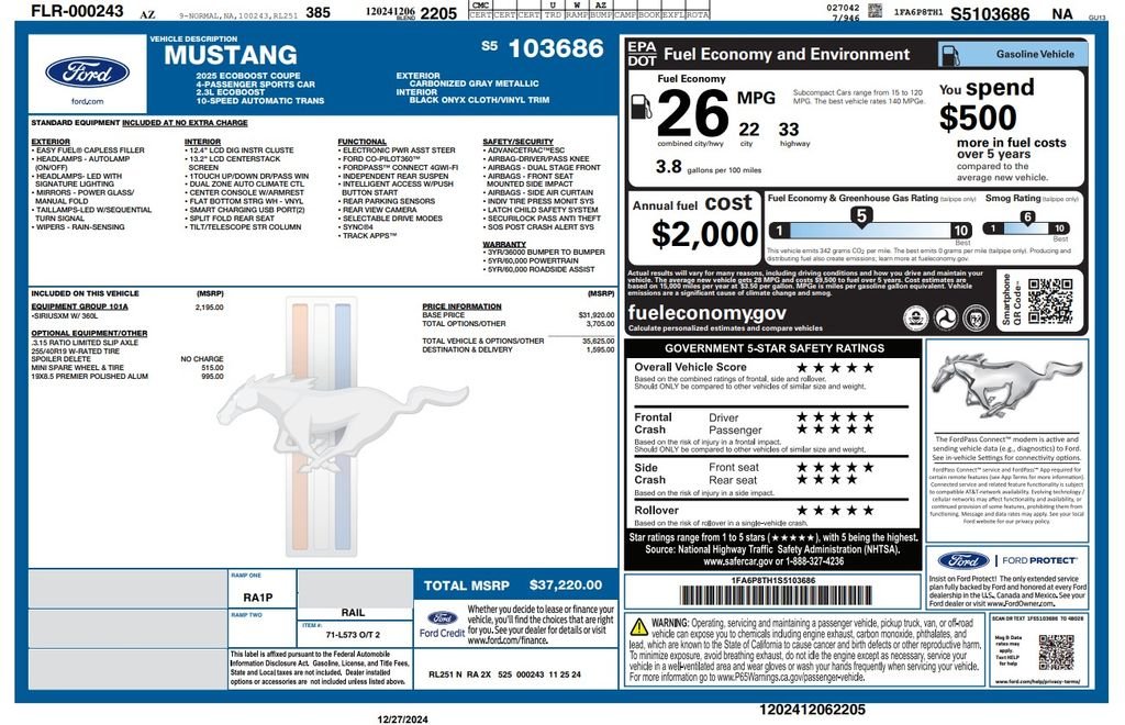 Used 2025 Gray Ford EcoBoost image 5