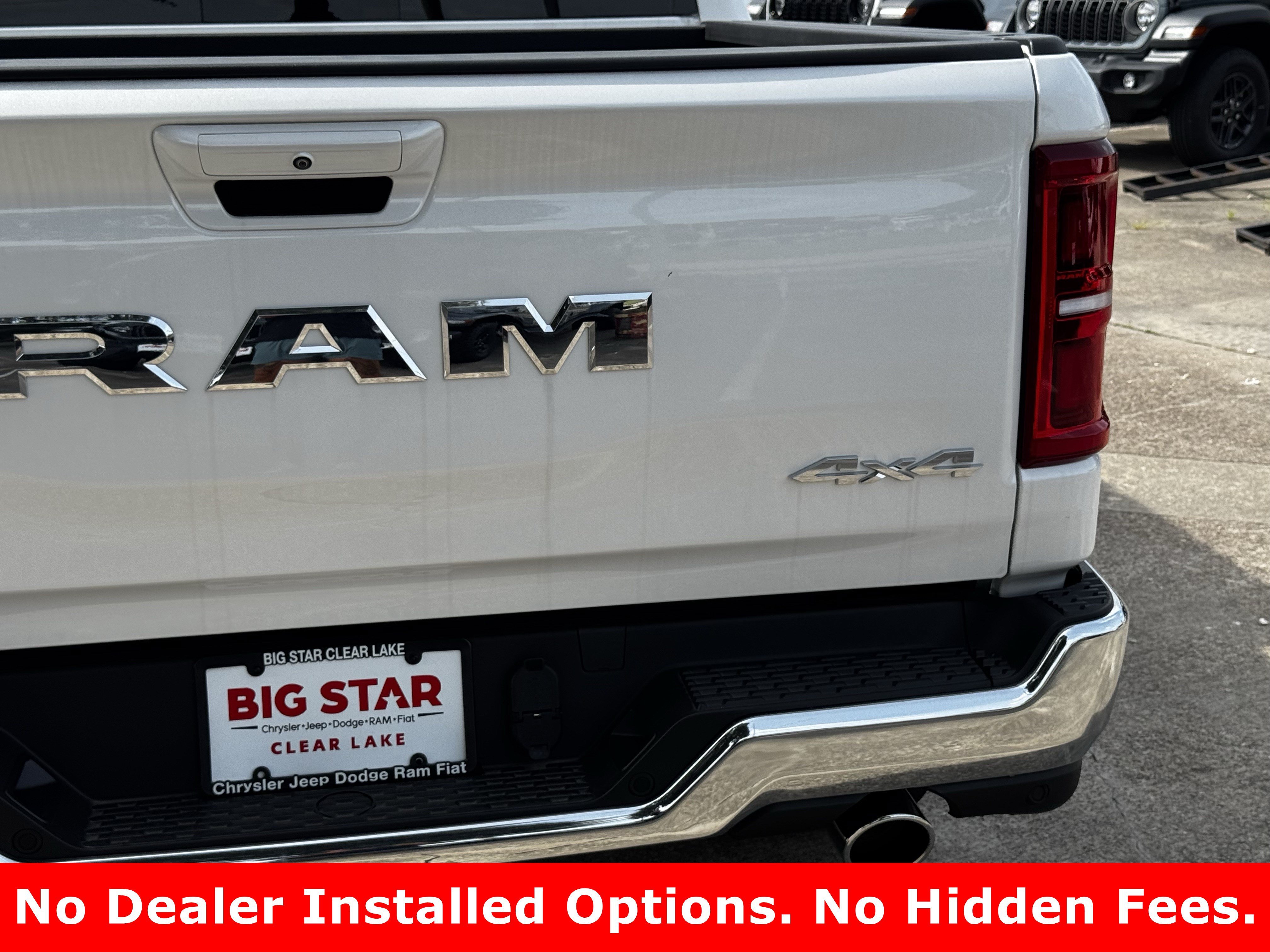 New 2026 Ivory White Tri-Coat Pearl-Coat Exterior Paint RAM Longhorn image 9
