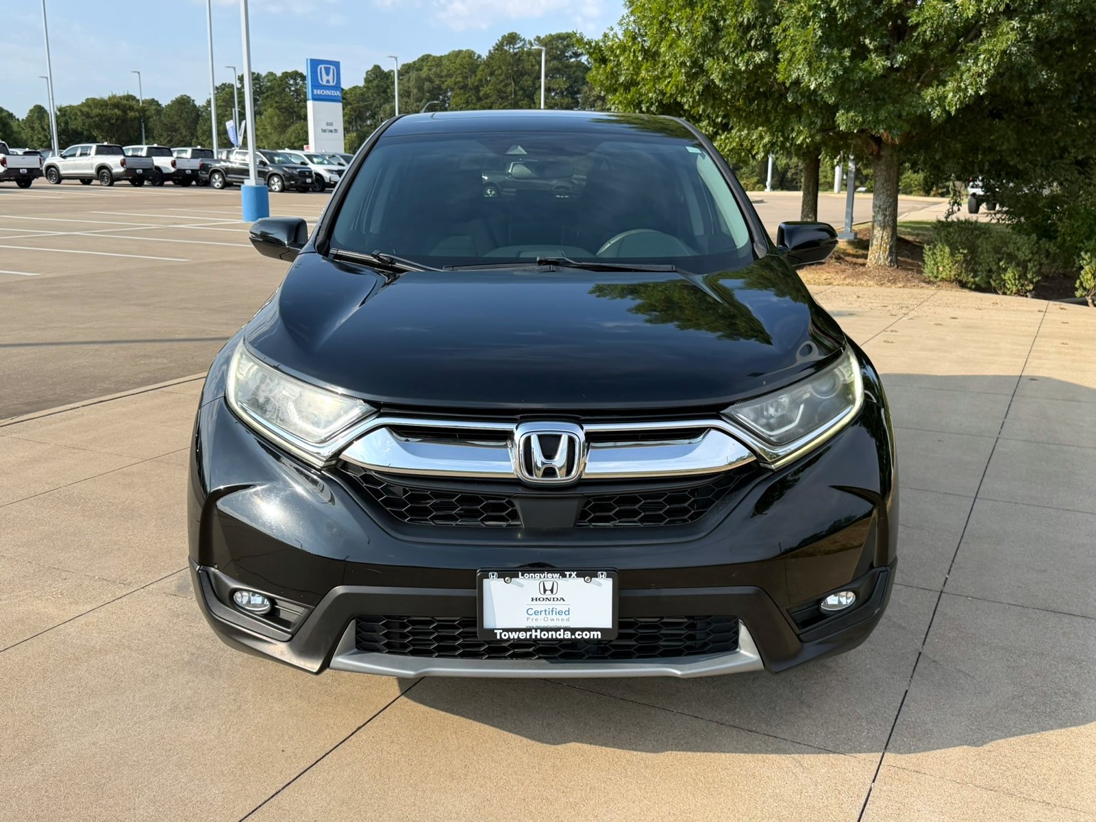 Certified Used 2017 Crystal Black Pearl Honda EX image 2