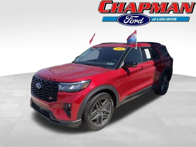 New 2026 Rapid Red Metallic Tinted Clearcoat Ford ST image 3