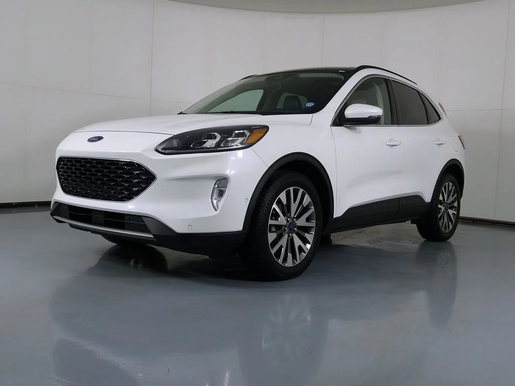 Used 2020 White Ford Titanium image 4