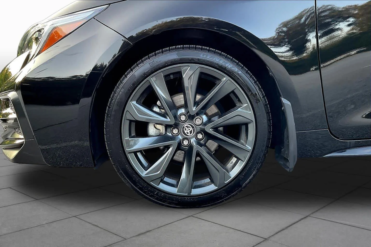 Certified Used 2025 Midnight Black Metallic Toyota SE image 11