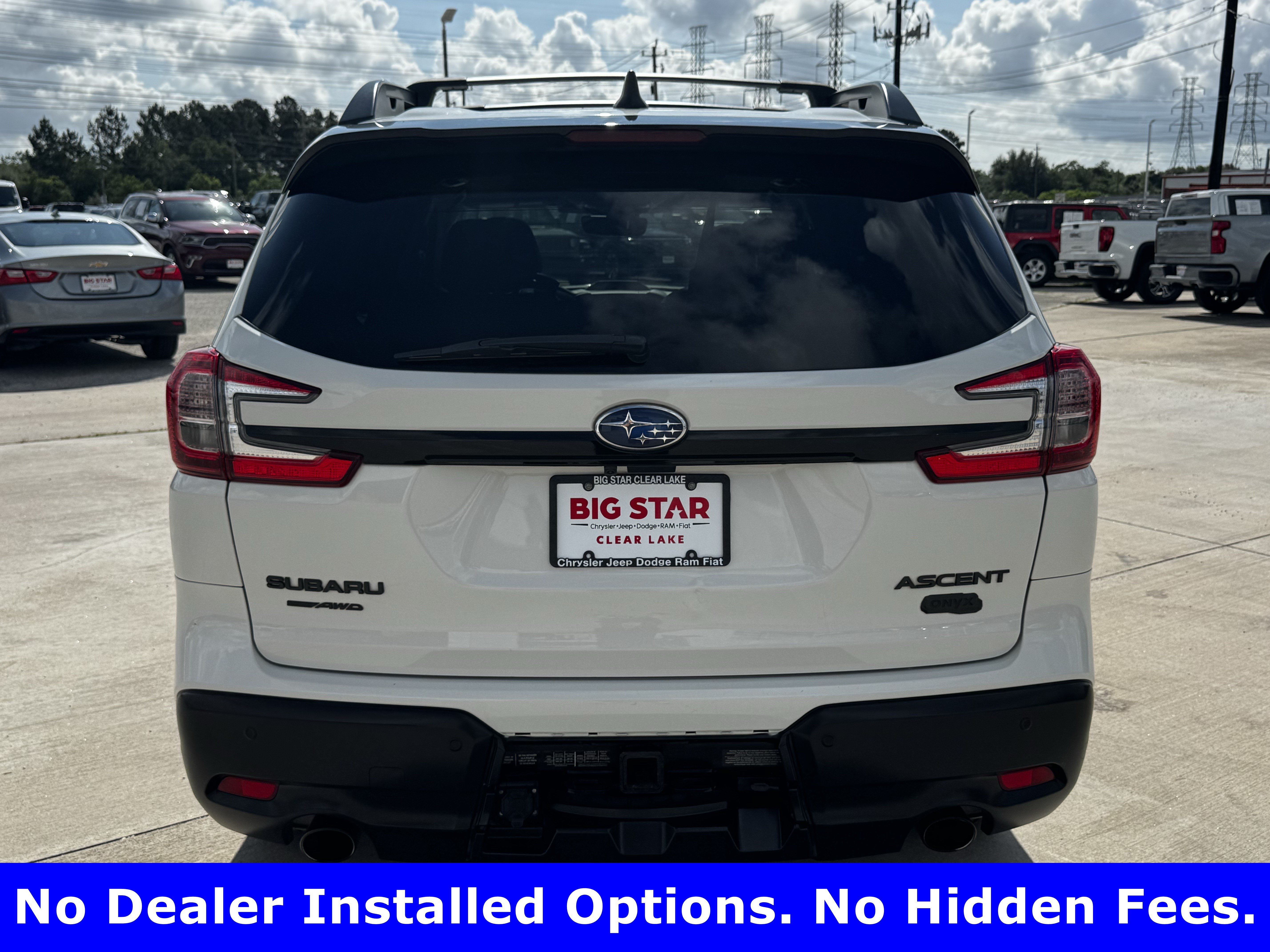 Used 2023 Crystal White Pearl Subaru Onyx Edition Limited image 8