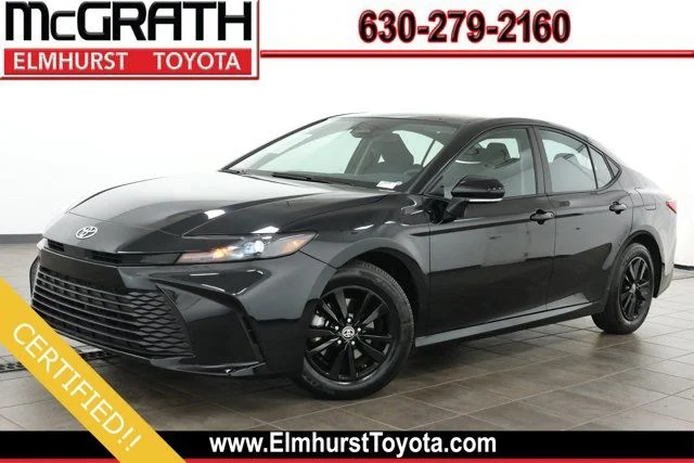 Certified Used 2025 Black Toyota LE image 1