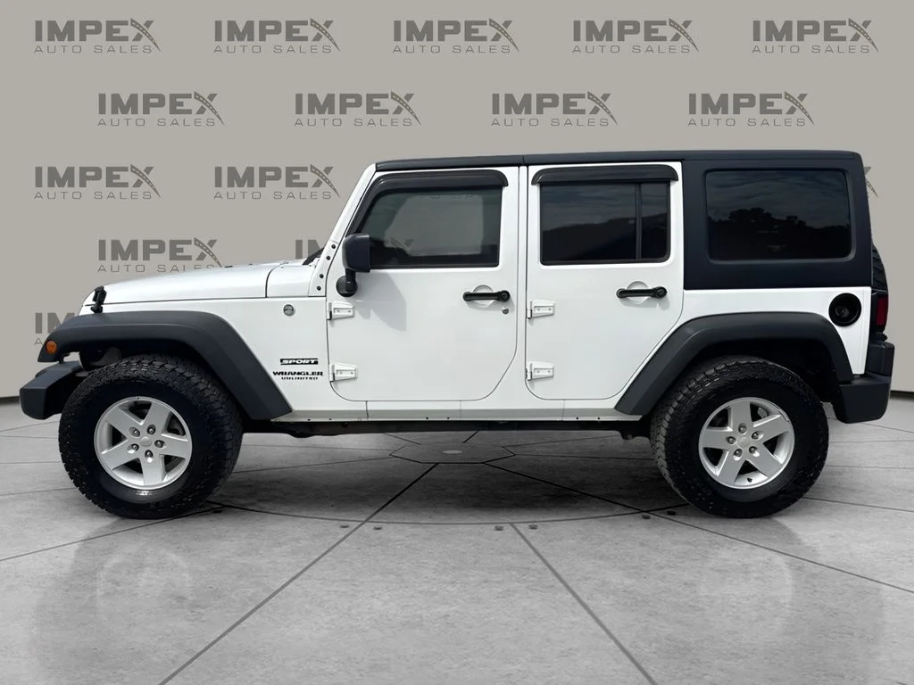Used 2017 White Jeep Unlimited Sport image 2