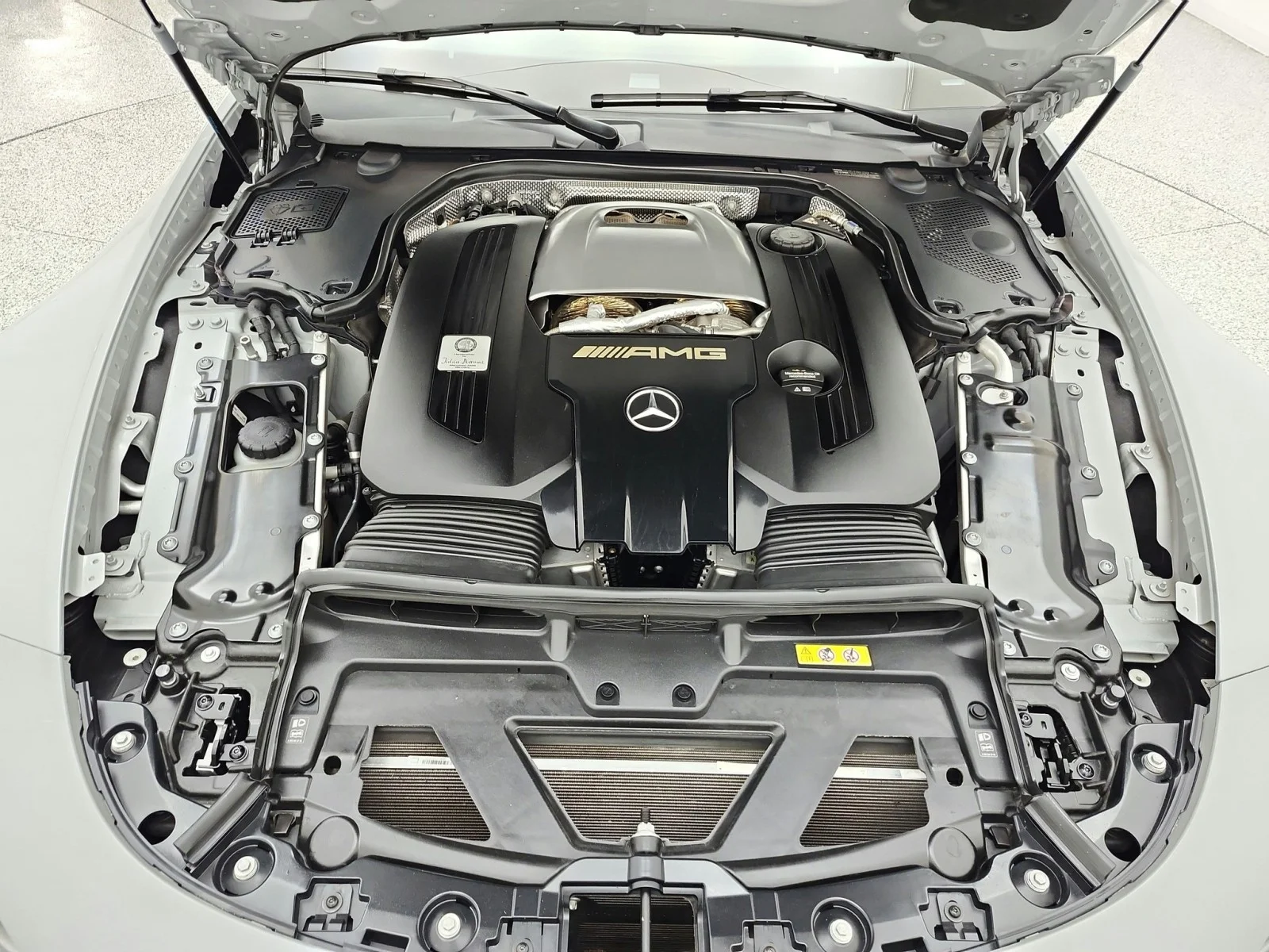 Certified Used 2022 MANUFAKTUR Alpine Grey Mercedes-Benz AMG® SL 55 Roadster image 16