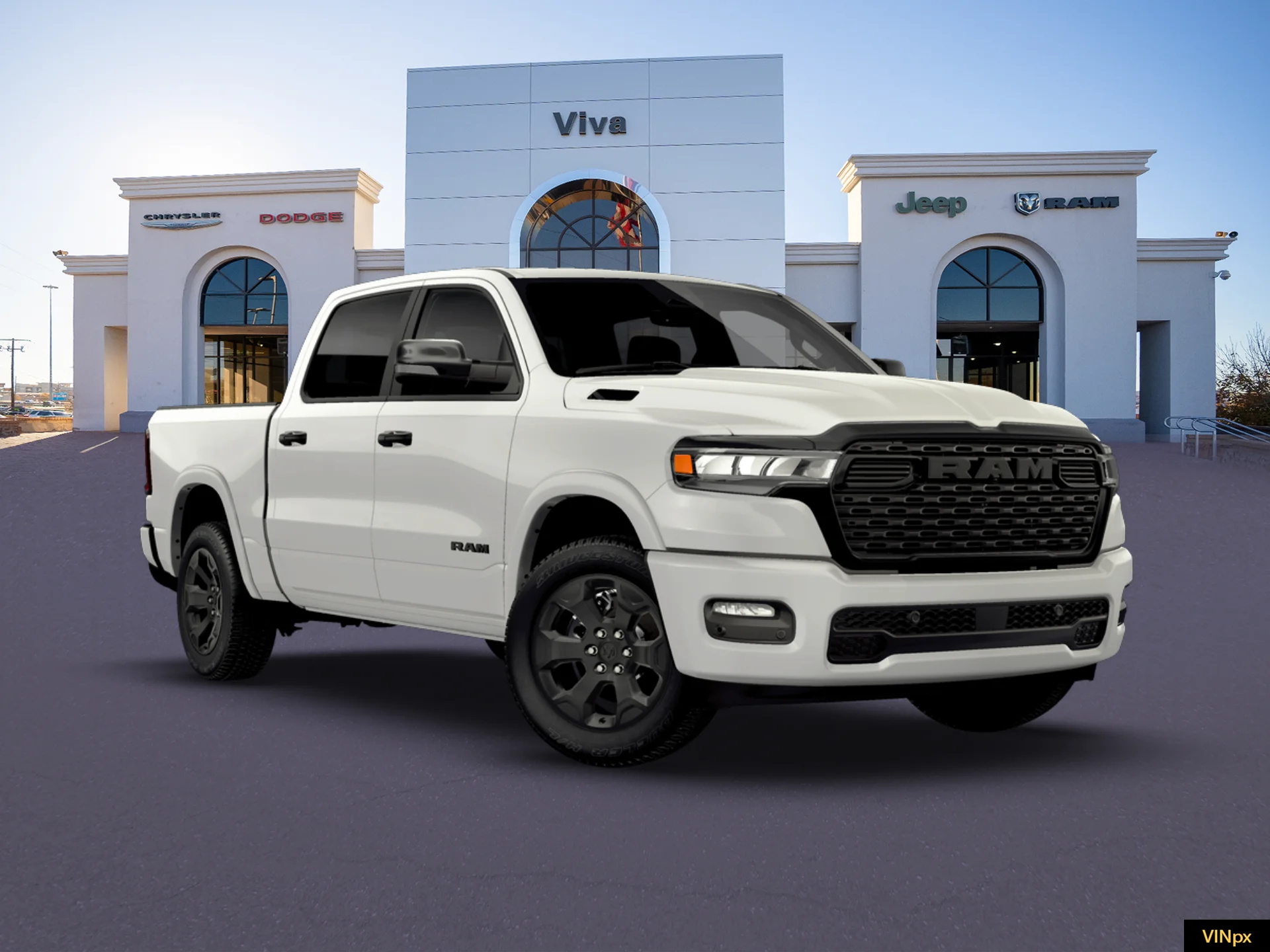 New 2026 Bright White Clear-Coat Exterior Paint RAM LONE STAR image 11