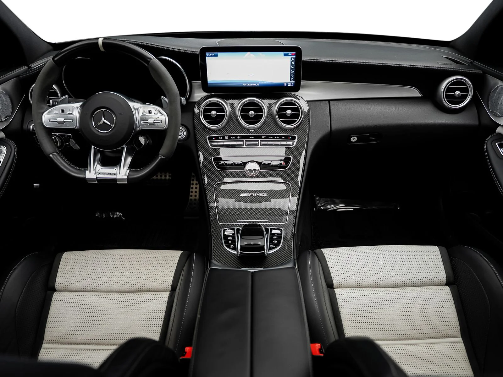 Used 2021 White Mercedes-Benz C 63 S AMG® image 45