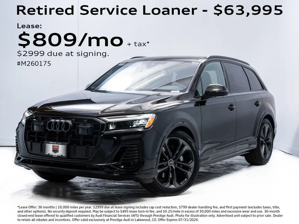 Used 2026 Mythos Black Metallic Audi 55 Premium Plus image 1