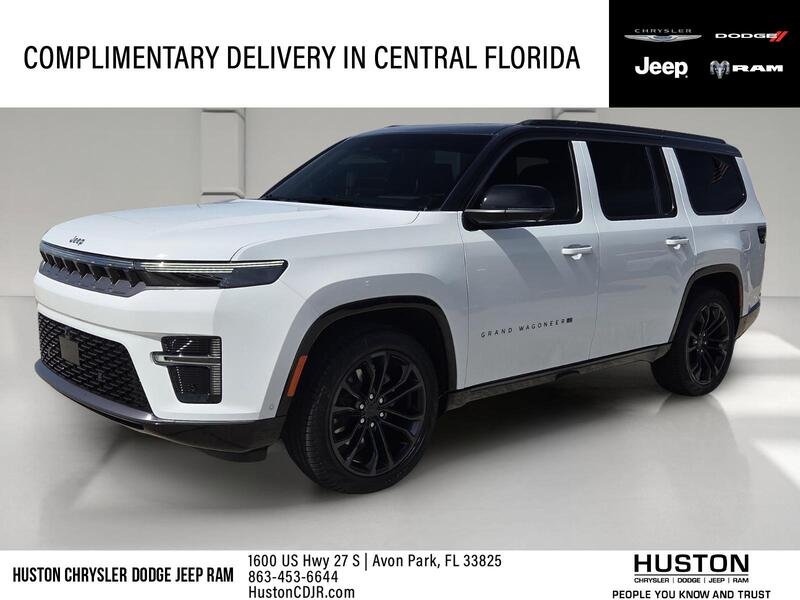 New 2026 Bright White Clear-Coat Exterior Paint Jeep SUMMIT RESERVE 4X4 image 1