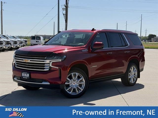 Used 2021 Cherry Red Tintcoat Chevrolet High Country image 1