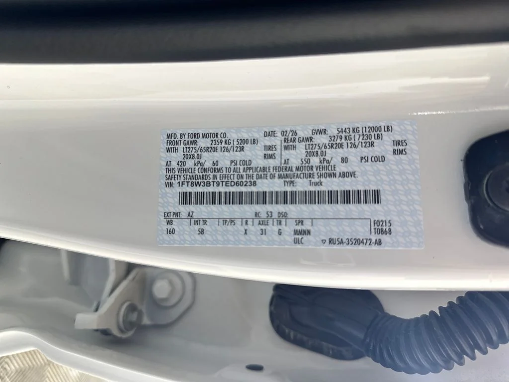 New 2026 Star White Metallic Tri-Coat Ford F-350® Lariat® image 13