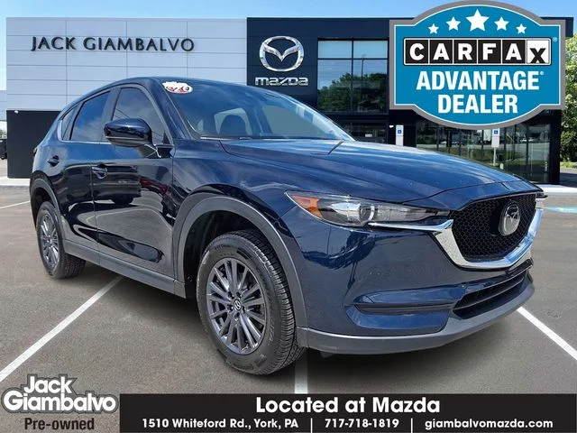 Used 2020 Blue Mazda Touring image 1