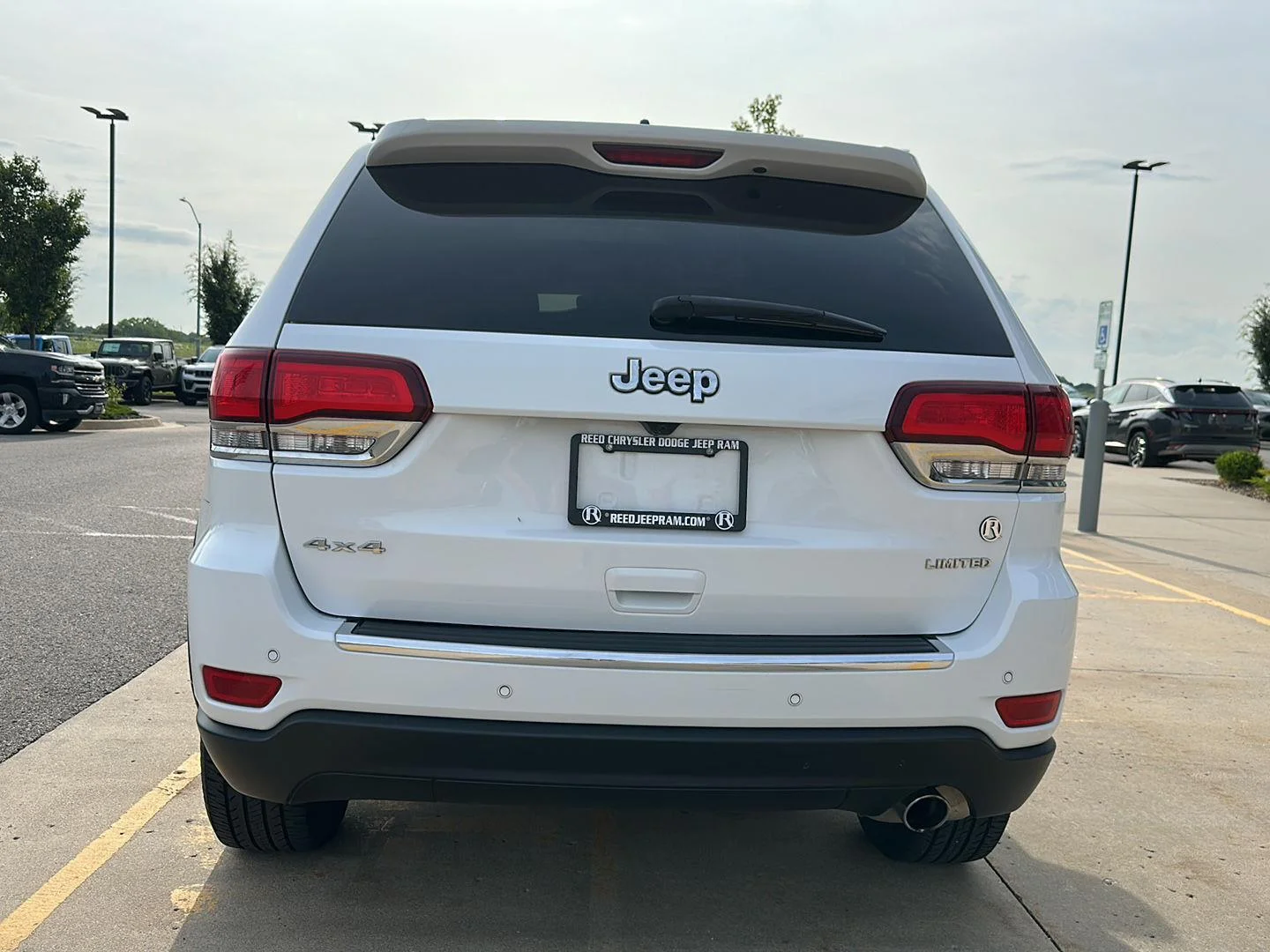 Certified Used 2021 Bright White Clearcoat Jeep Limited image 3