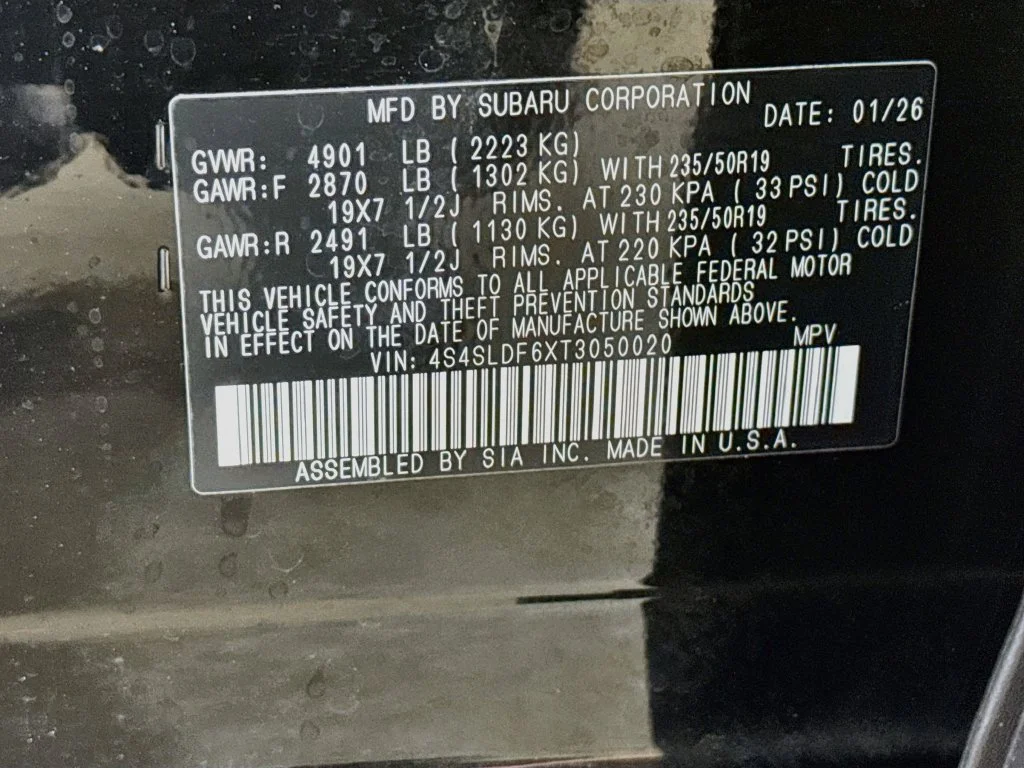 Certified Used 2026 Black Subaru Sport image 42