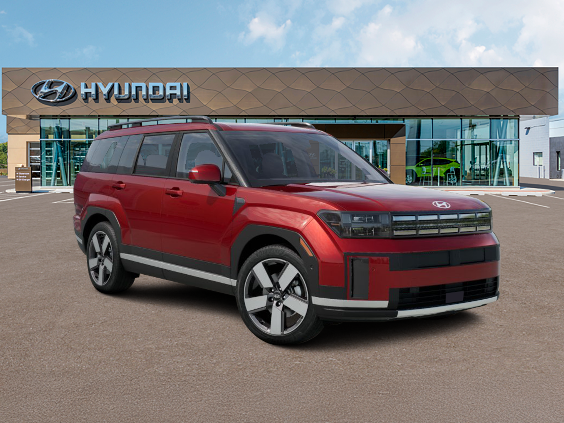 New 2026 Red Hyundai Limited AWD image 7