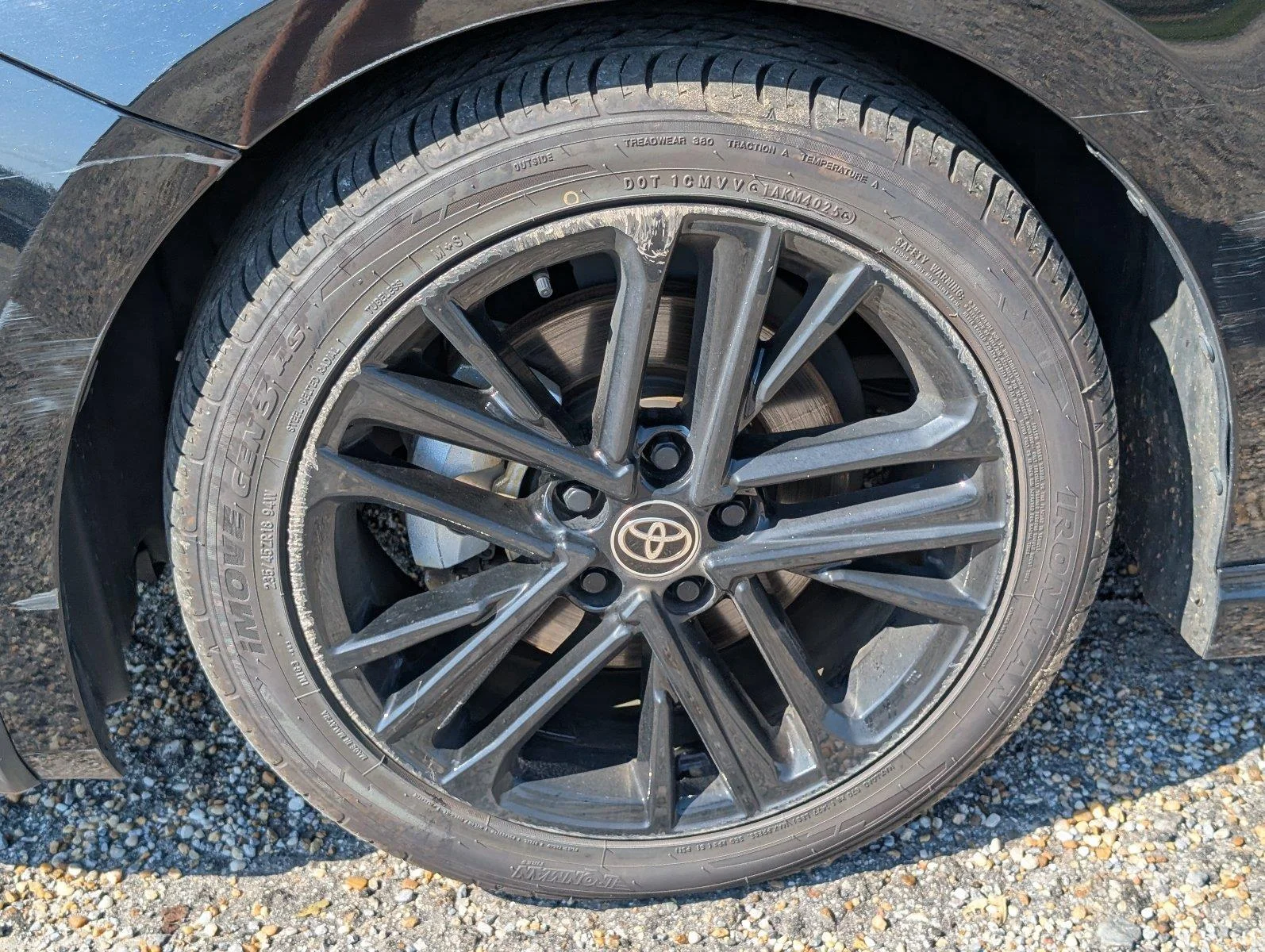 Used 2025 Midnight Black Metallic Toyota SE image 13
