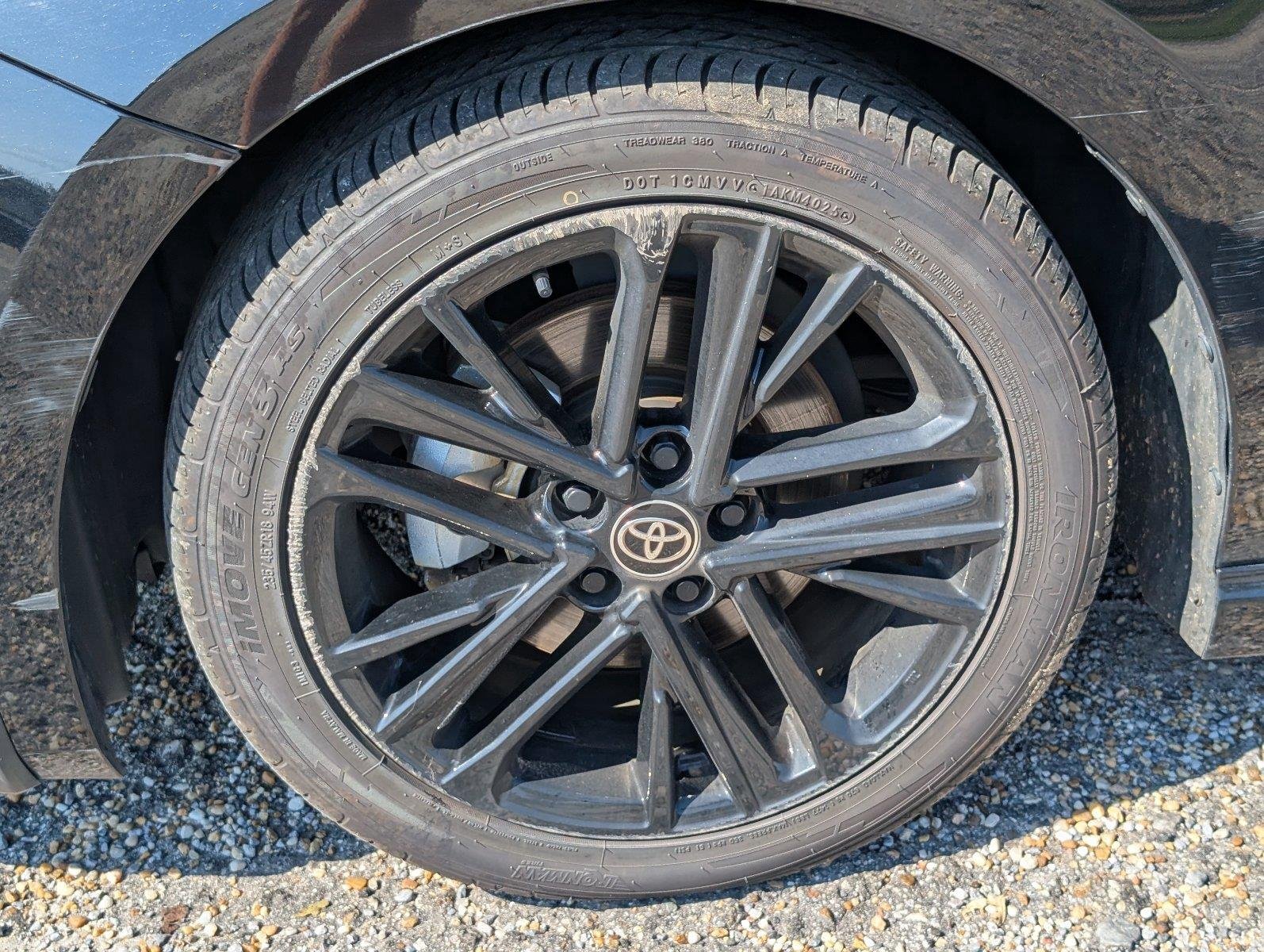 Used 2025 Midnight Black Metallic Toyota SE image 13