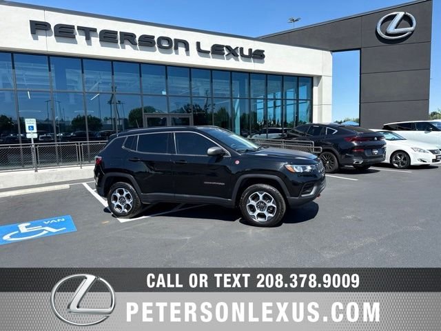 Used 2022 Black Jeep Trailhawk image 1