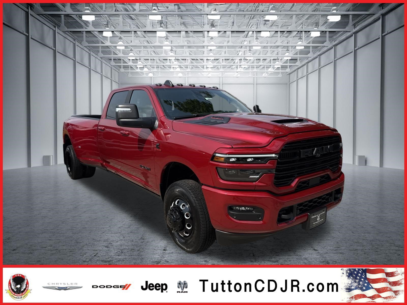 New 2026 Molten Red Pearlcoat RAM Laramie image 1