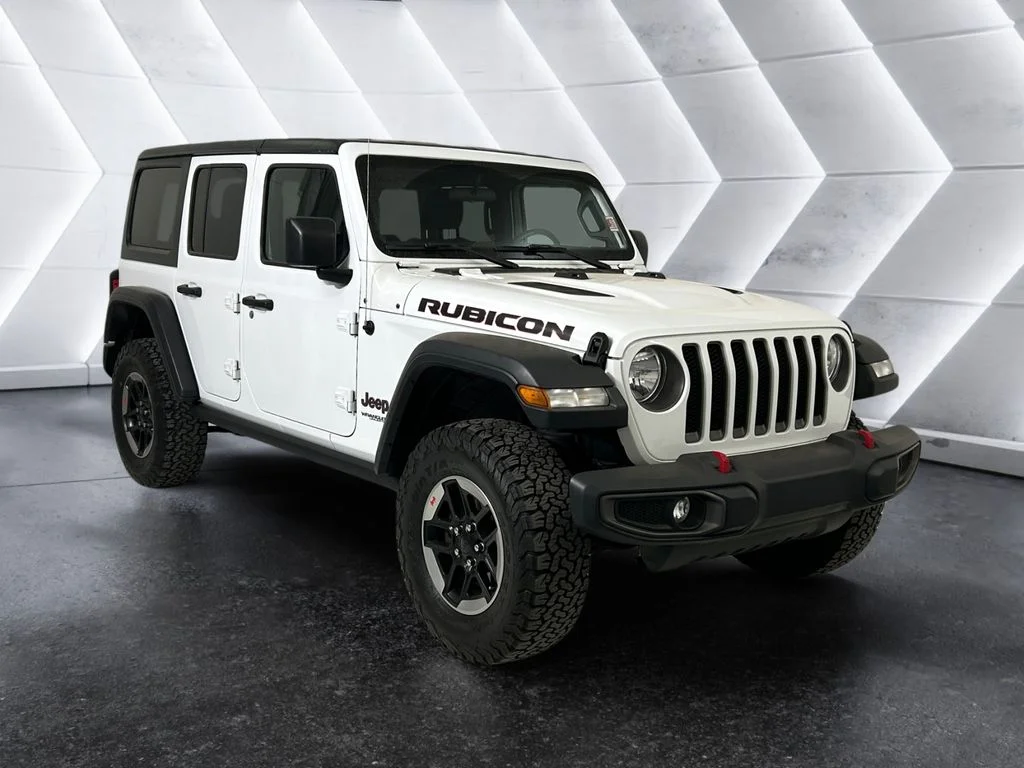 Used 2018 White Jeep Unlimited Rubicon image 1