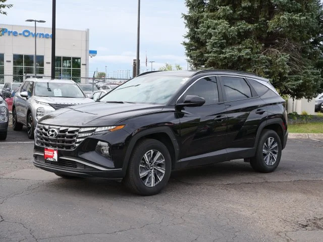 Used 2023 Hyundai Tucson Blue with VIN KM8JBCA14PU134502 for sale in White Bear Lake, Minnesota