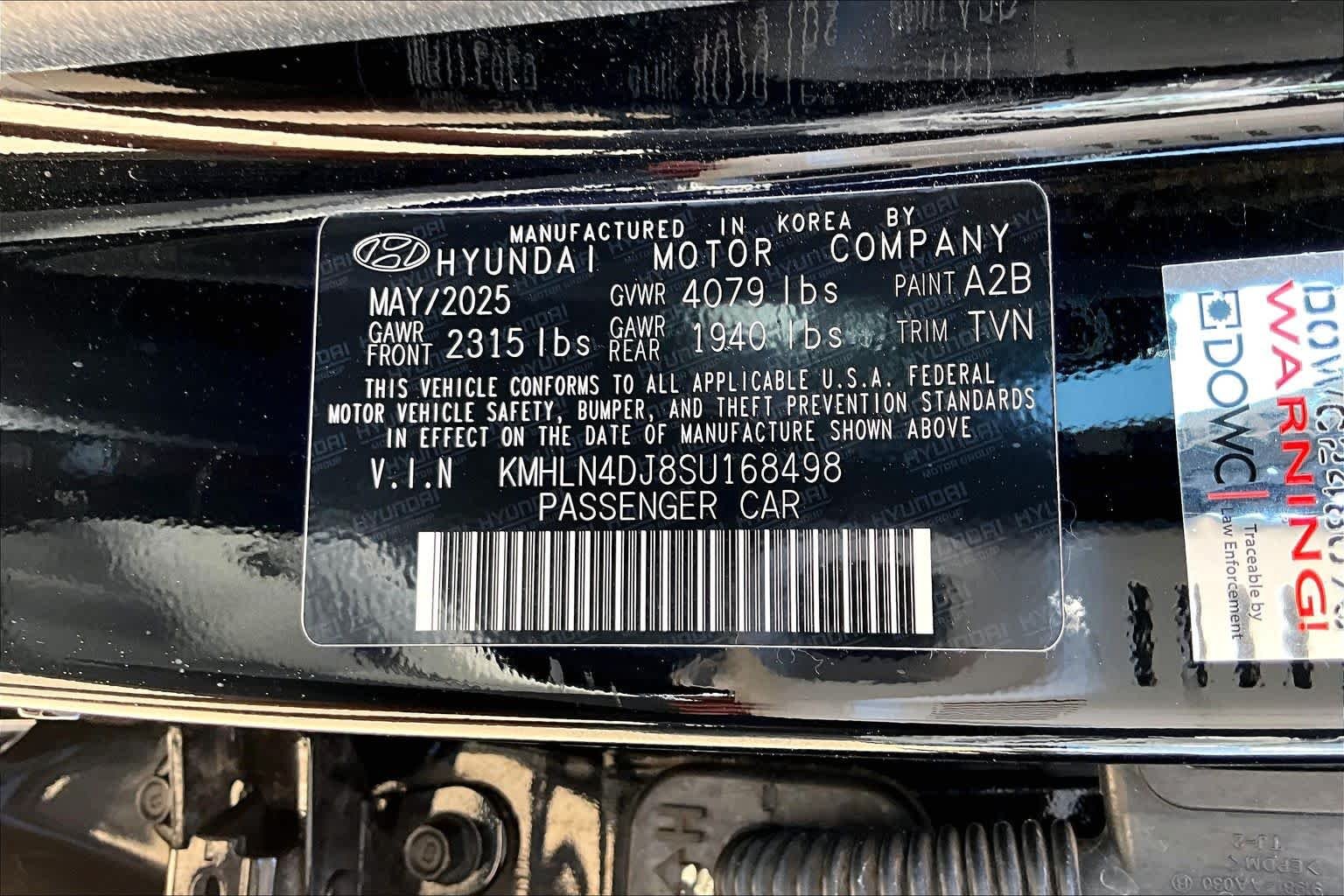 Used 2025 Abyss Black Hyundai Limited image 35
