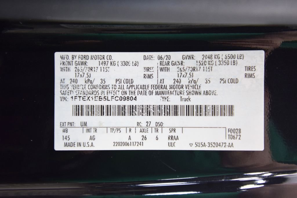 Used 2020 Black Metallic Ford XL image 28
