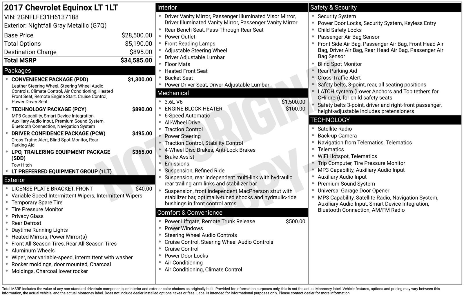 Used 2017 Gray Chevrolet LT image 10