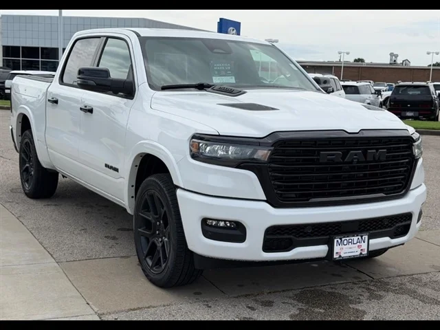 New 2026 Bright White Clear-Coat Exterior Paint RAM Laramie image 3