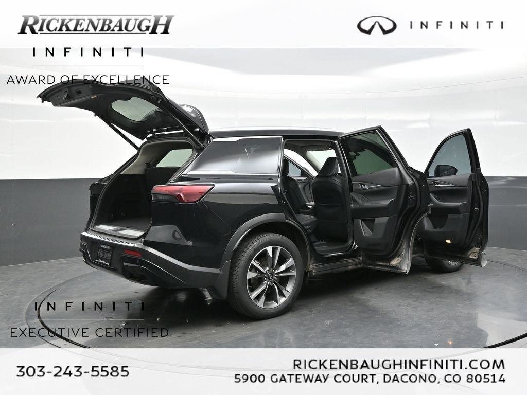Certified Used 2023 Black INFINITI LUXE image 50