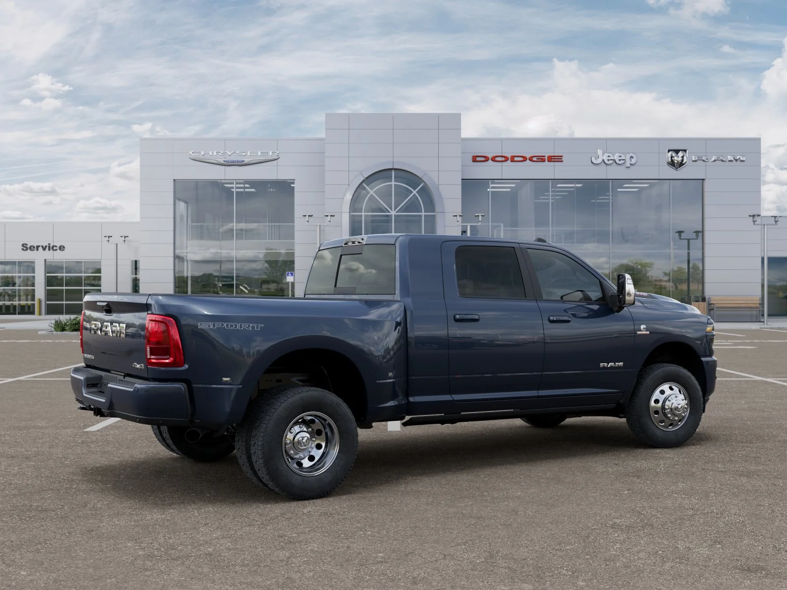 New 2026 Forged Blue Metallic Exterior Paint RAM Laramie image 31