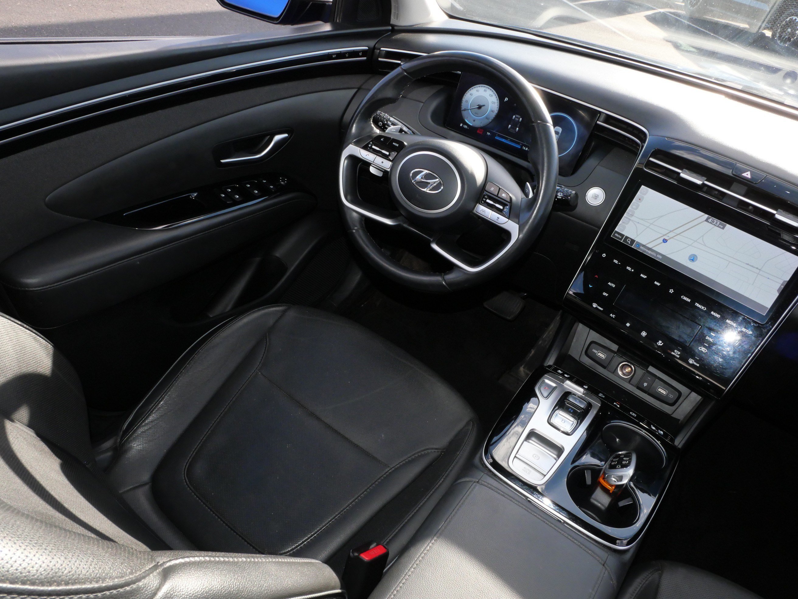 Used 2023 Intense Blue Hyundai Limited image 9