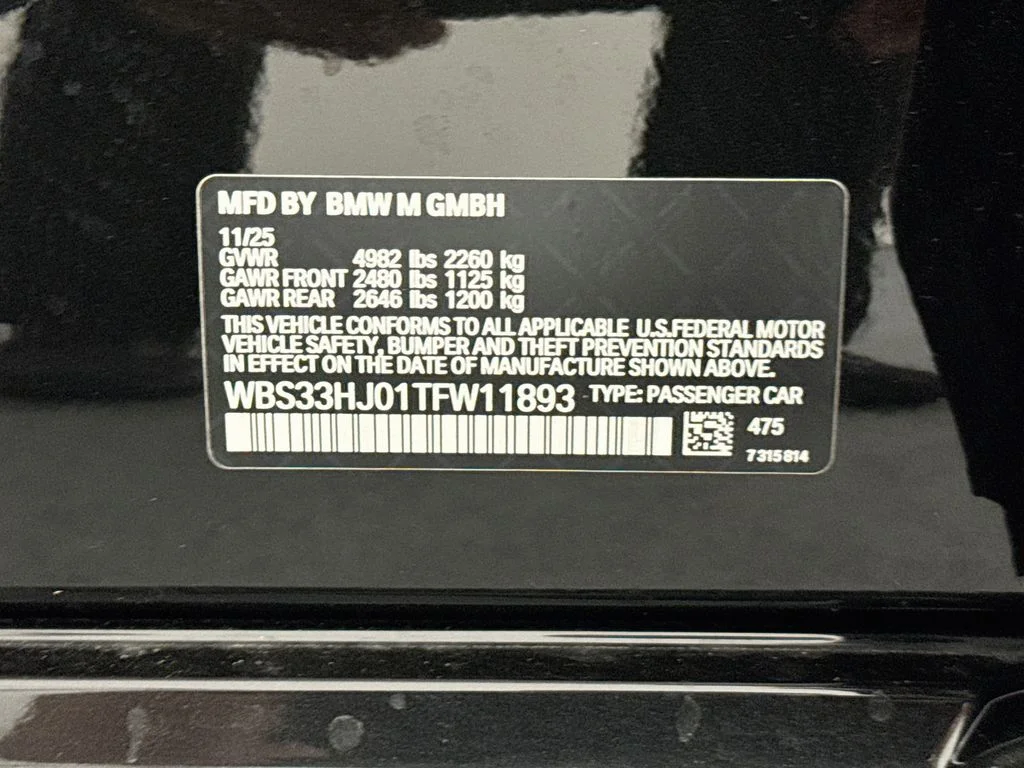 Used 2026 Black Sapphire Metallic BMW Competition image 34