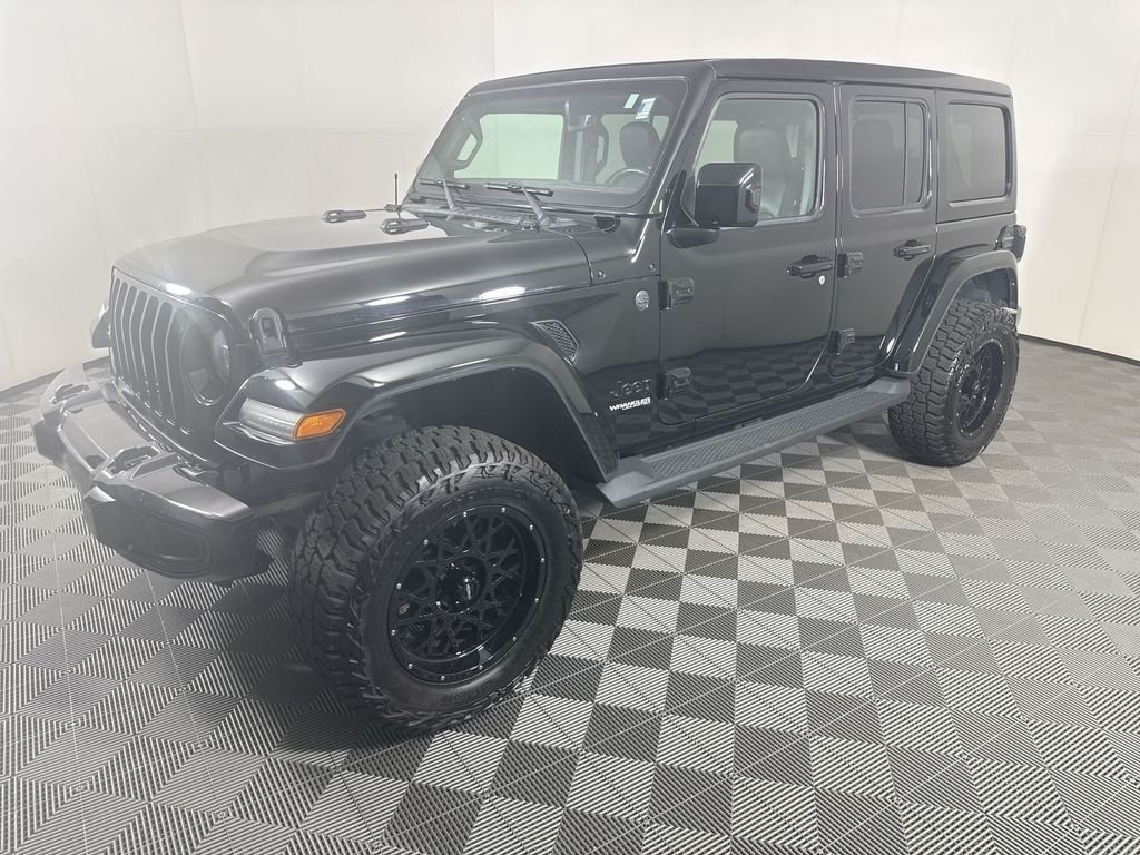 Used 2021 Black Jeep Unlimited Sahara High Altitude image 4