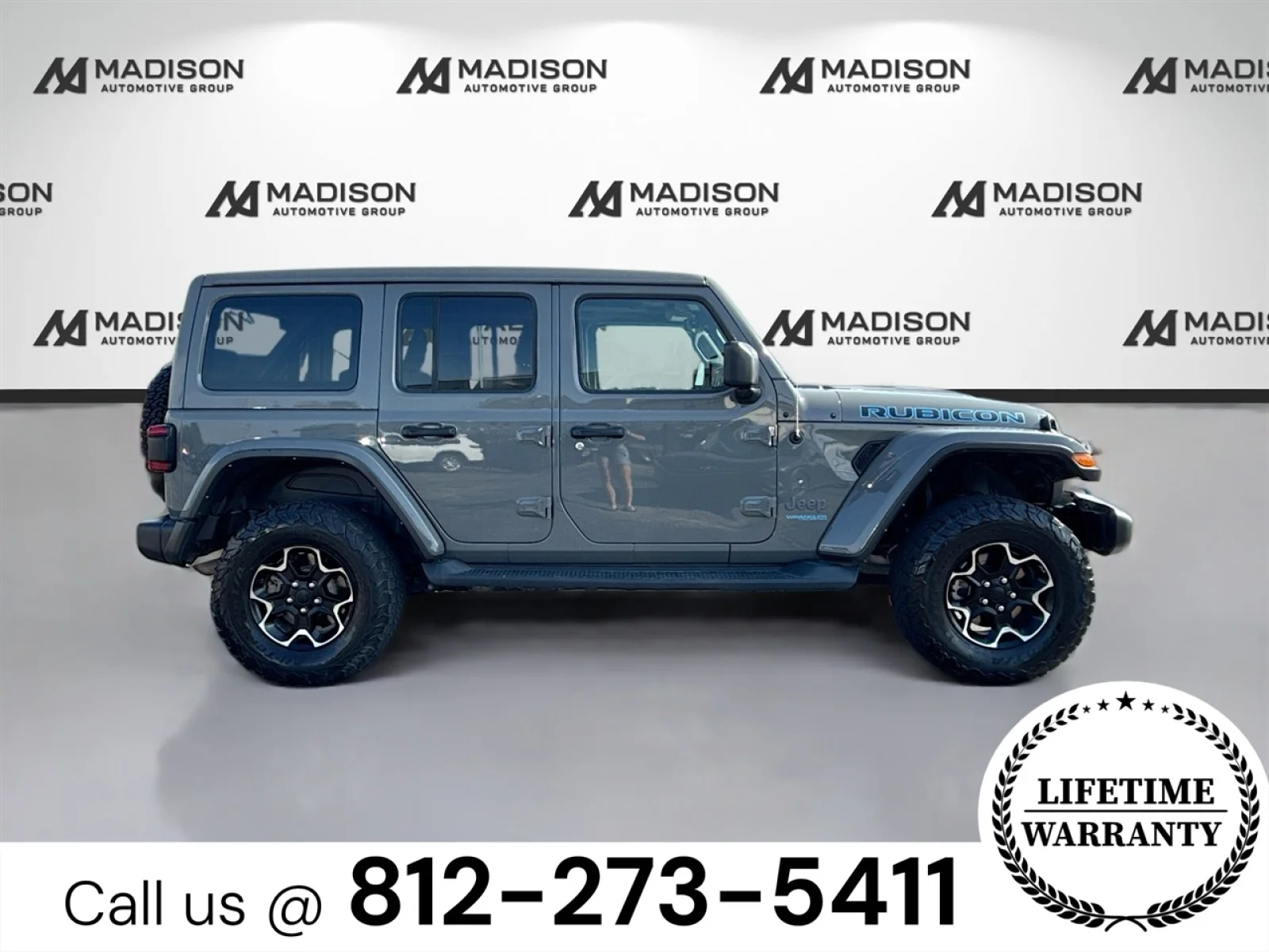 Used 2021 Gray Jeep Unlimited Rubicon image 4