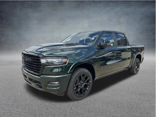 New 2027 Serrano-Green Metallic Exterior Paint RAM Laramie image 7