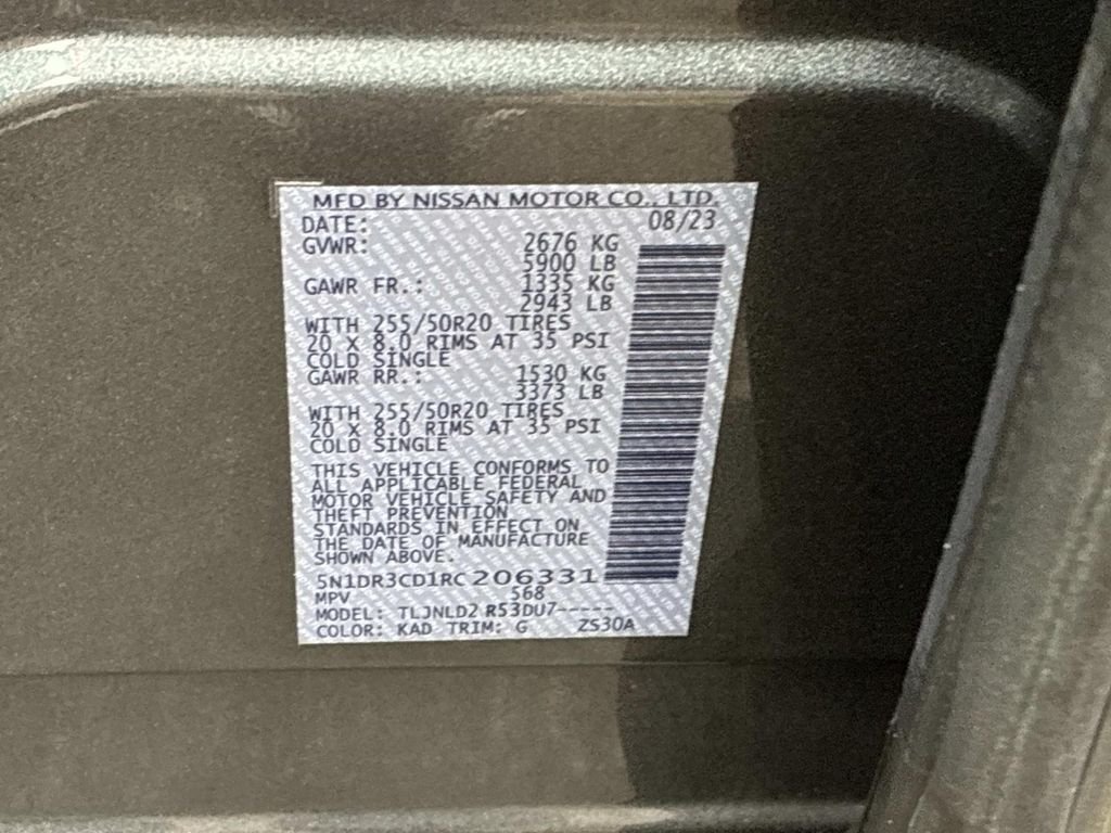 Used 2024 Gray Nissan SL image 23