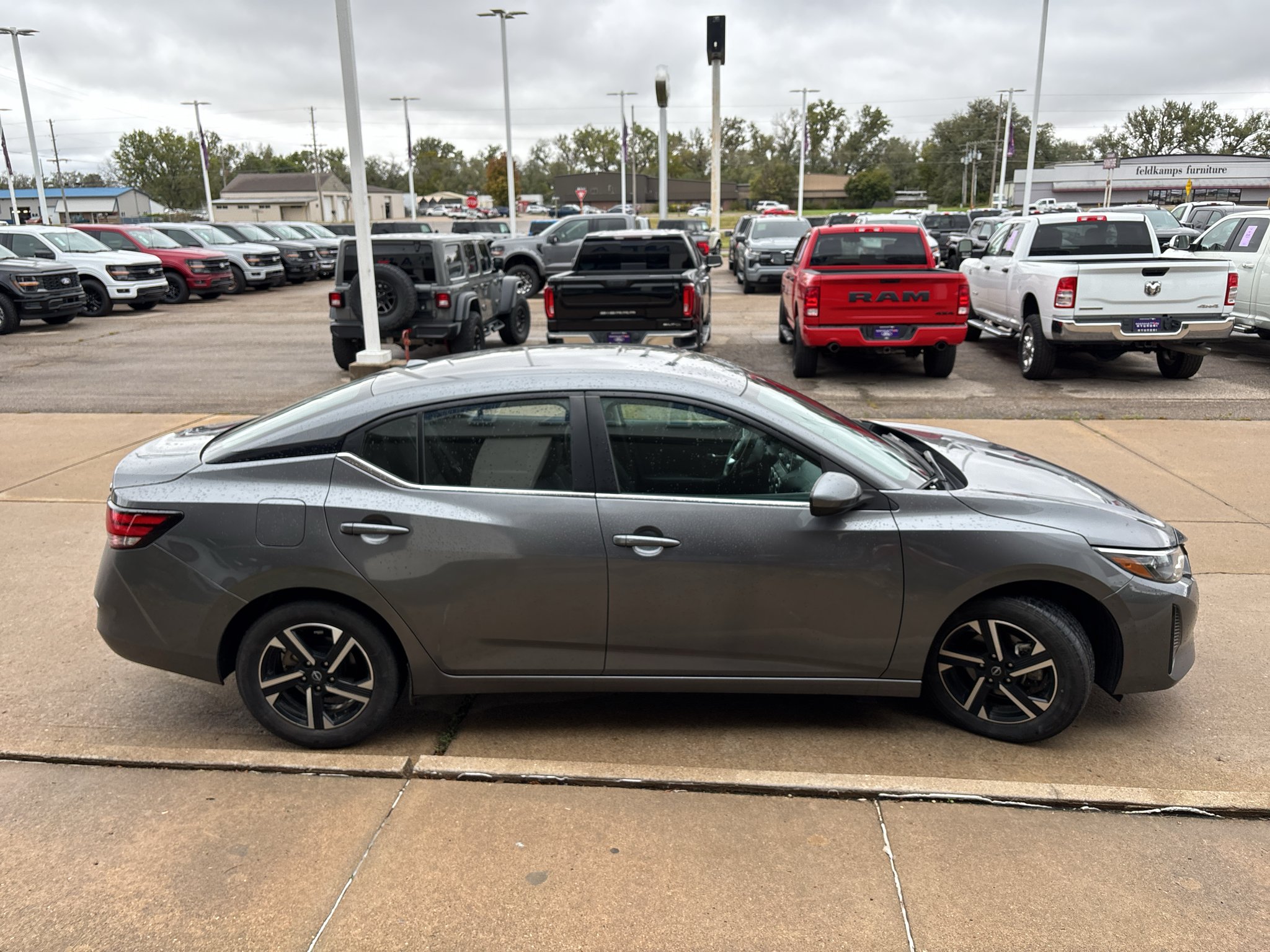 Used 2024 Atlantic Gray Metallic Nissan SV image 6