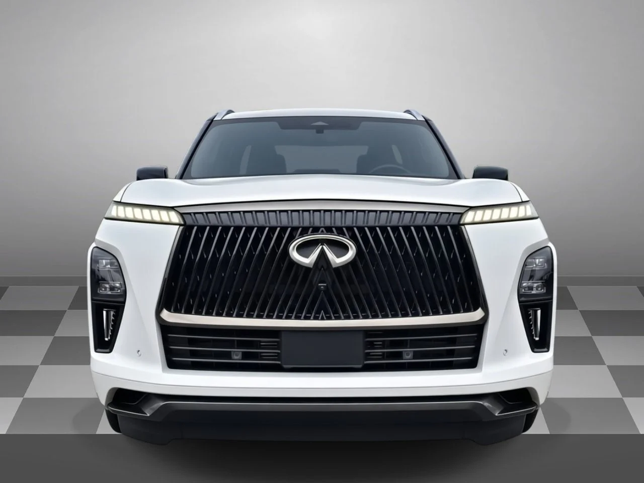 Certified Used 2026 Radiant White Black Obsidian INFINITI Autograph image 2