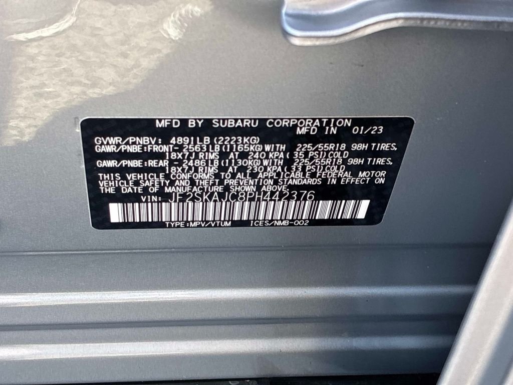 Used 2023 Silver Subaru Sport image 25