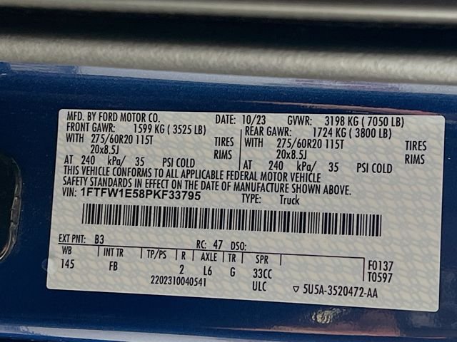Used 2023 Blue Ford XLT image 17