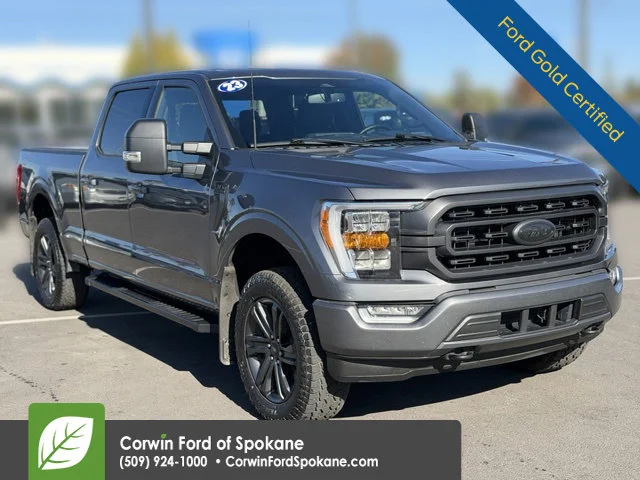 Certified Used 2023 Carbonized Gray Metallic Ford XLT image 1