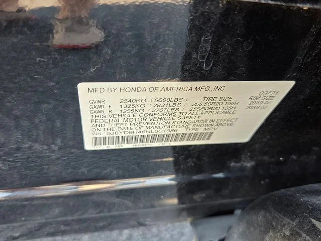 Used 2022 Black Acura Technology image 19
